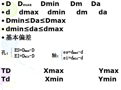 第二章 圆柱体的公差与配合