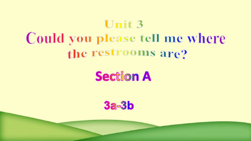 Unit 3 Section A Grammar Focus-4C 21-22人教新目标版九全一册