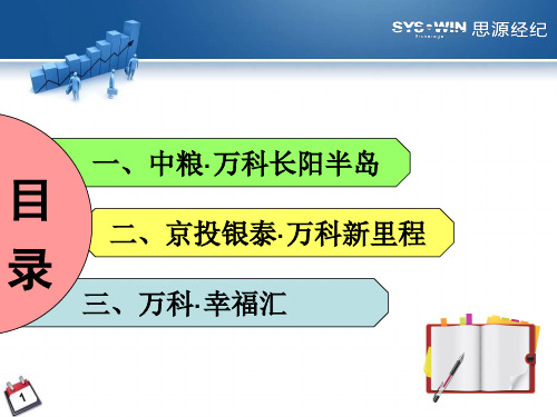 房山万科项目调研总结33页PPT