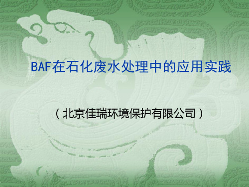 BAF在石化废水处理中的应用实践解读