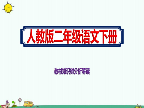 2021春人教版二年级语文下册教材知识树分析解读完整ppt课件