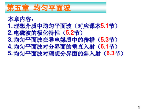 5 理想介质的均匀平面波 (2)