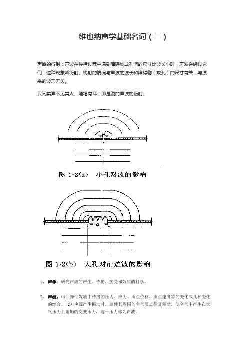 维也纳声学基础名词(二)