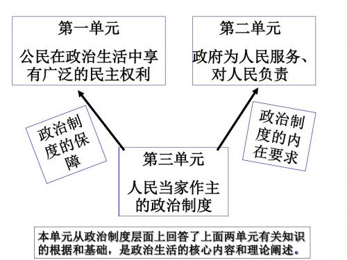 高三政治社会主义民主政治的特点和优势(新201907)