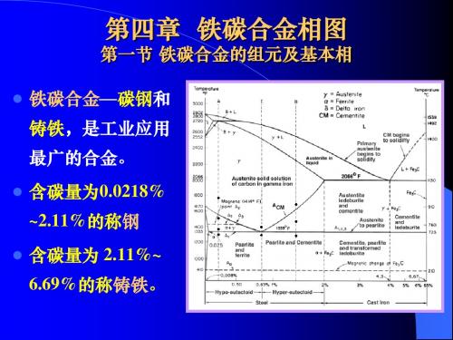 第四章 铁碳合金相图