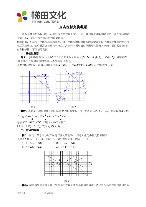 【素材二】25.7相似多边形和图形的位似