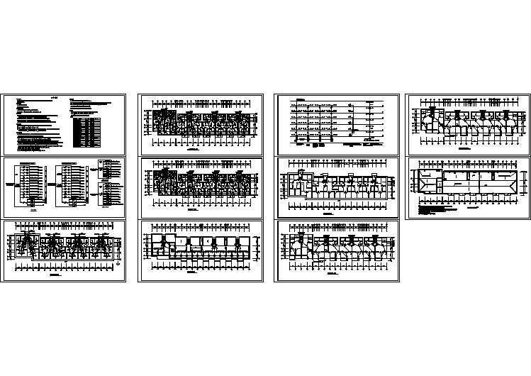 常州某六层居民住房建筑电气设计CAD图纸