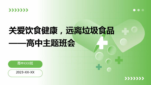 关爱饮食健康,远离垃圾食品——高中主题班会