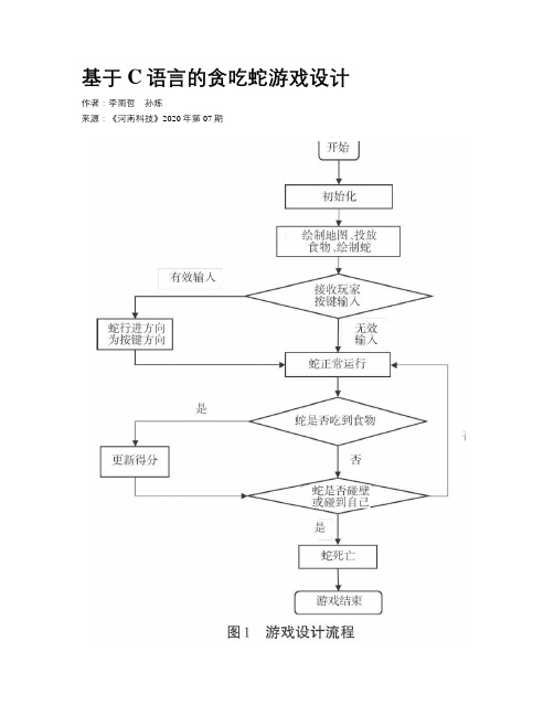 基于C语言的贪吃蛇游戏设计