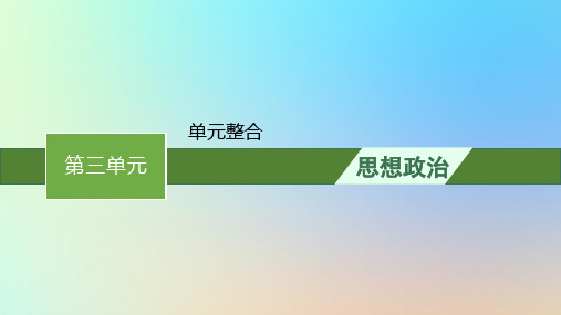 高中政治第三单元经济全球化单元整合课件部编版选择性必修