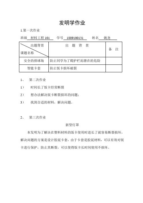 专利学作业