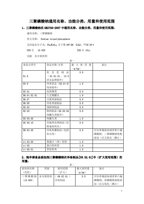 三聚磷酸钠-水分保持剂