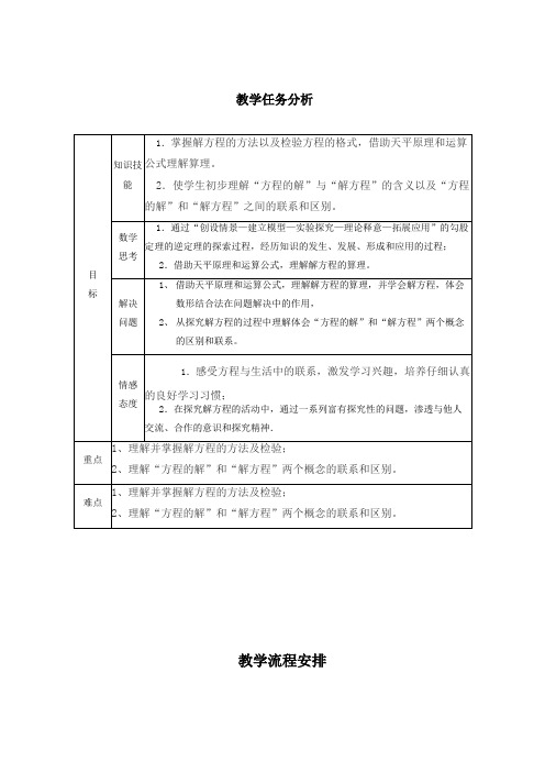 人教版小学数学五年级上册《5简易方程：解方程》赛课获奖教案_0