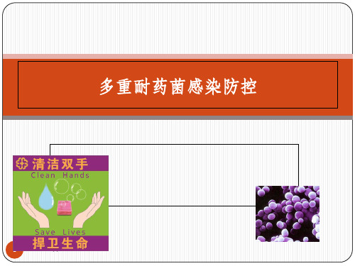 多重耐药菌感染防控PPT课件