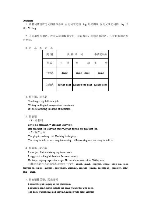 最新精品报译林牛津必修5精品教案Grammar