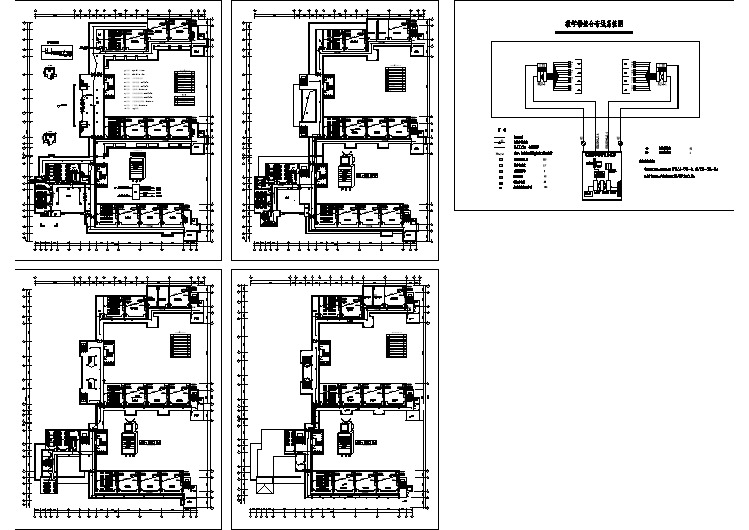 某教学楼弱电cad系统施工图