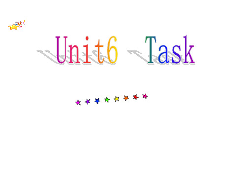 牛津译林八年级上册Unit6 Task(共15张PPT)