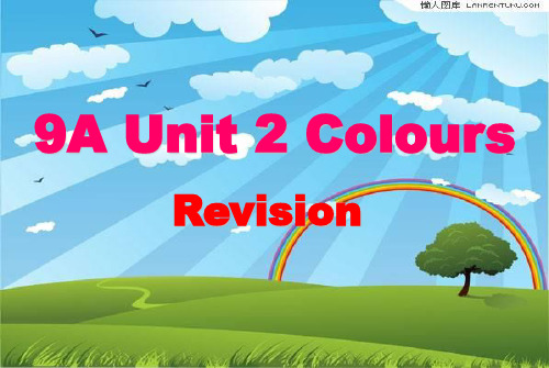 9AUnit2Colours复习