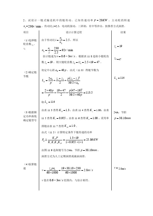 链轮设计2