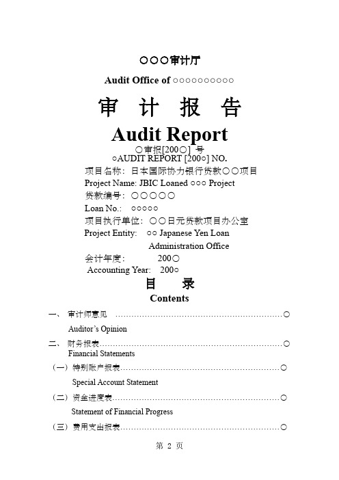 SOE审计报告新格式范本-15页精选文档