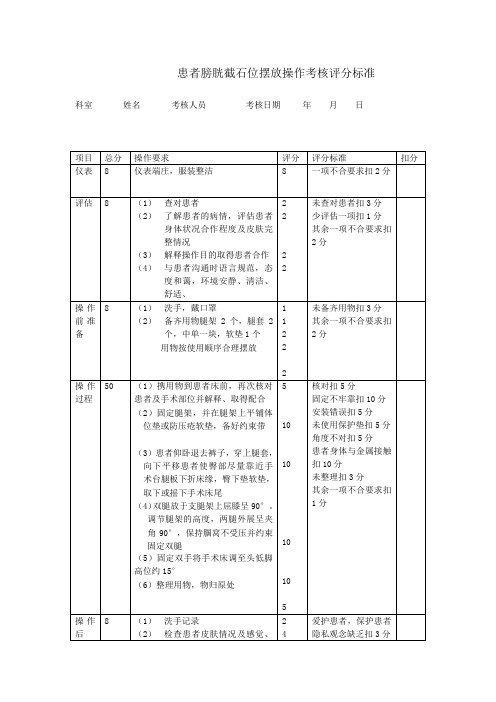 膀胱截石位