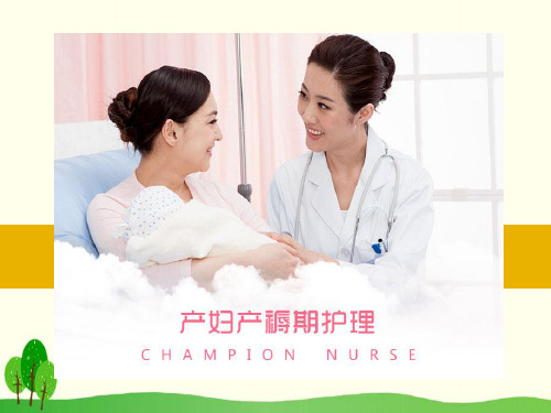 产褥期护理 ppt课件产妇产褥期护理什么是产褥期护理方法注意事项妇产科科学坐月子传统坐月子