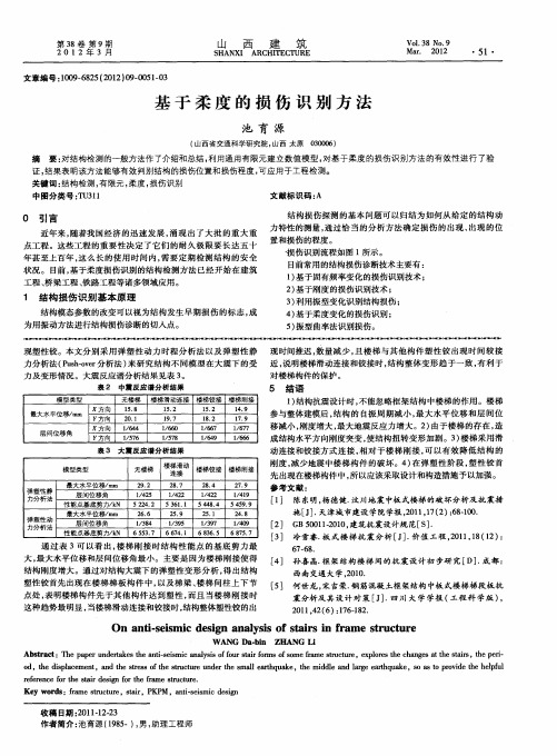 基于柔度的损伤识别方法