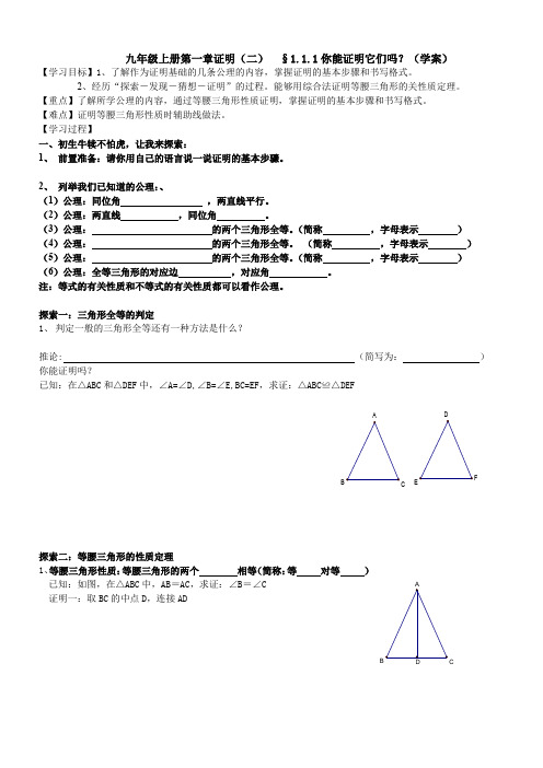 1.1.1 你能证明它们吗？