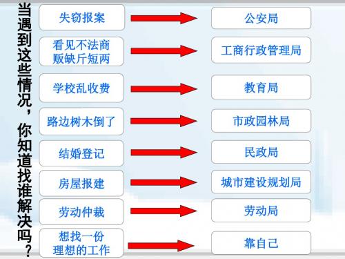 人教版高中政治必修二3.1政府：国家行政机关