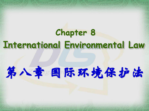 国际法双语课件9.International Enviromental Law