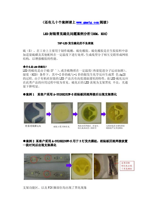 LED封装常见硫化问题案例分析