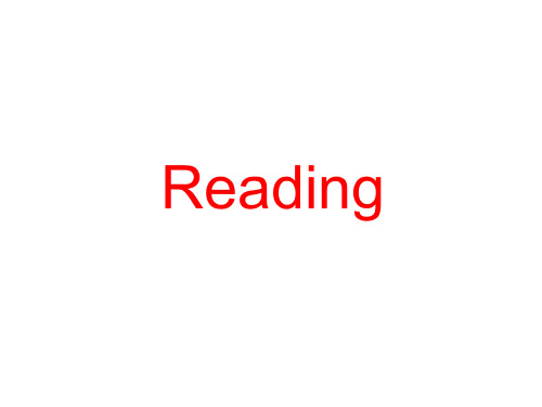 高中英语人教新课标必修三Unit 1 Reading Period 1(13张ppt)