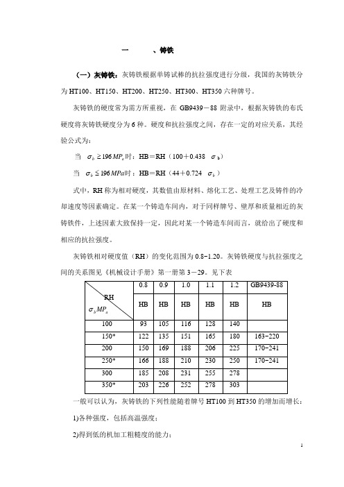 泵常用材料a