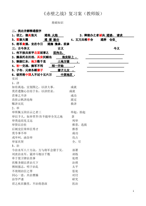 赤壁之战学案