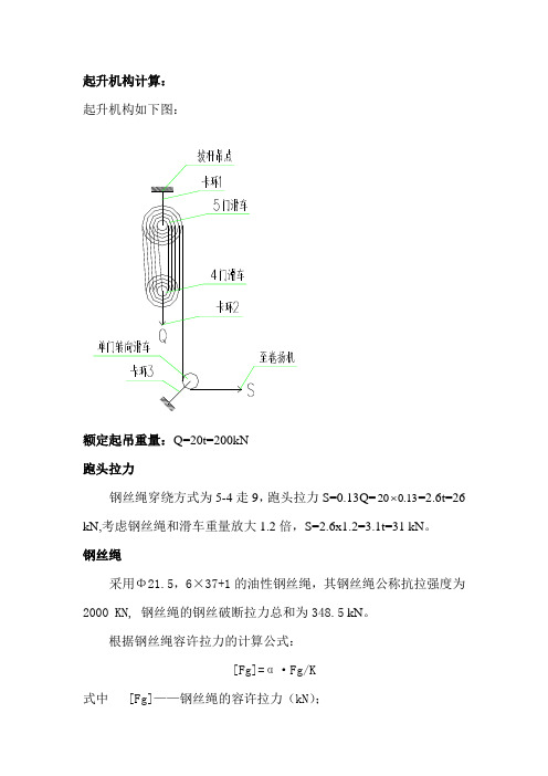 起升机构计算