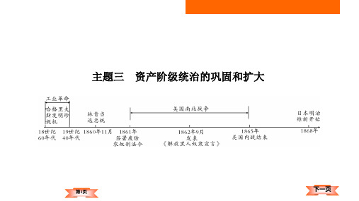 中考历史专项复习:世界古、近代史_主题三 资产阶级统治的巩固和扩大
