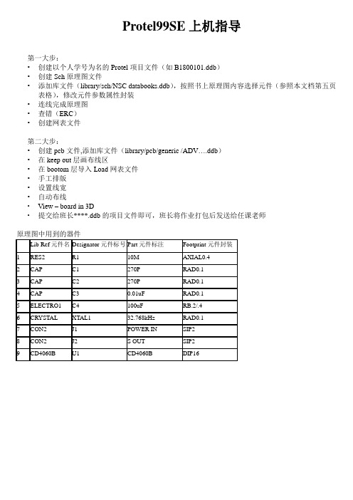 电装PCB设计指导文档  2013版