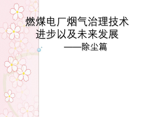 燃煤电厂烟气治理技术进步以及未来发展—除尘篇