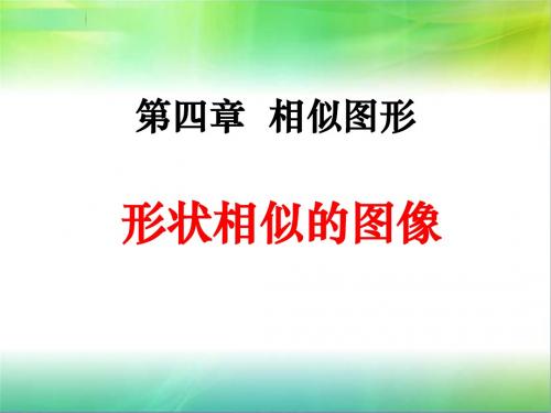 《形状相同的图形》相似图形PPT课件3
