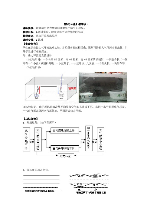 优质课教学设计热力环流