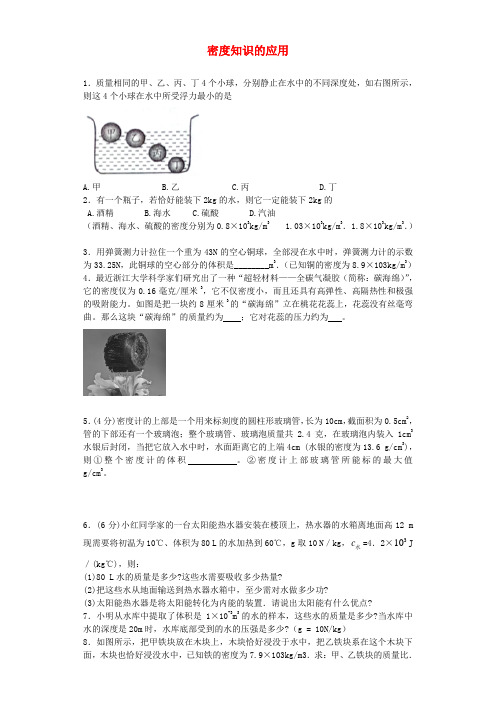 【初中物理】八年级上册物理练习(42份) 粤教沪科版37