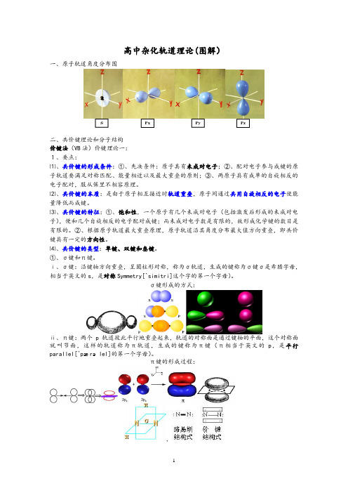 杂化轨道理论(高中)