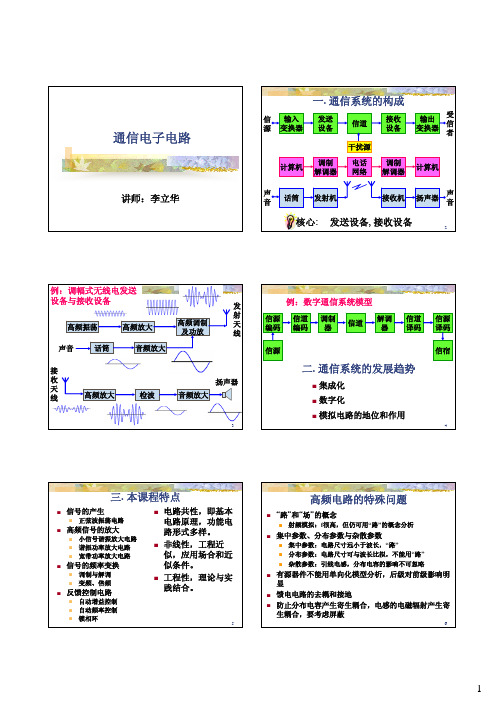 北邮通信电子电路课件