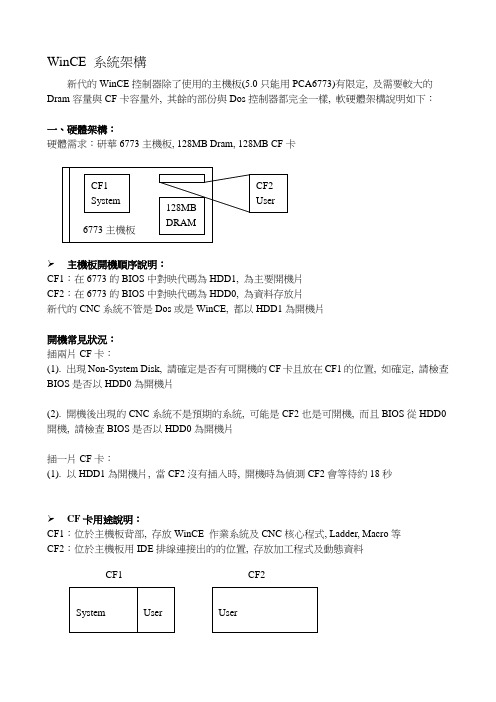 客服人员WINCE系统使用手册