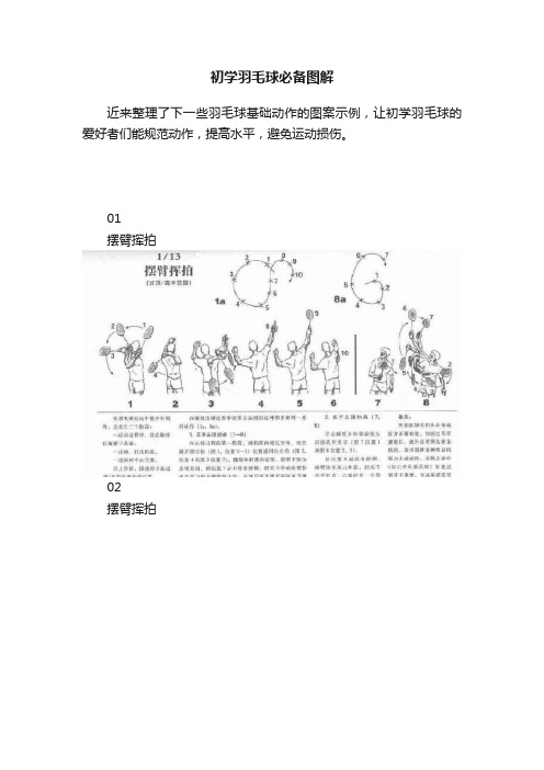 初学羽毛球必备图解