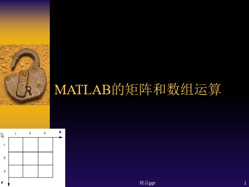 MATLAB的矩阵和数组ppt课件