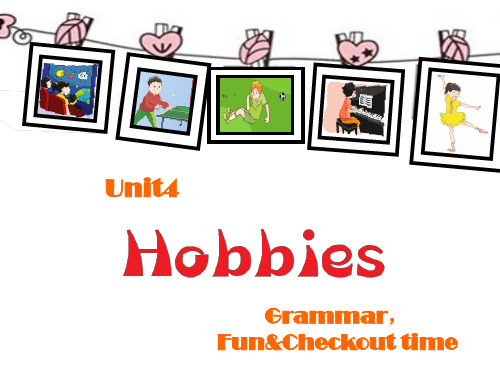 五年级上册英语课件-Unit4 Hobbies(第二课时) (2)