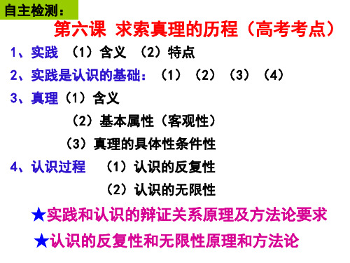 哲学第六课求索真理的历程