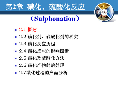 2磺化、硫酸化反应