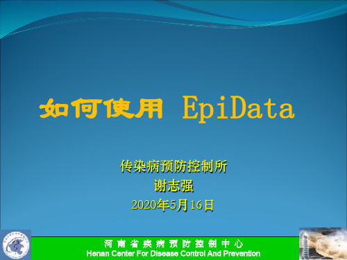 如何使用 EpiData-初级篇